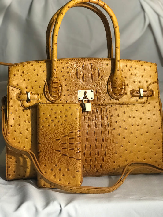 Croc Satchel Bag
